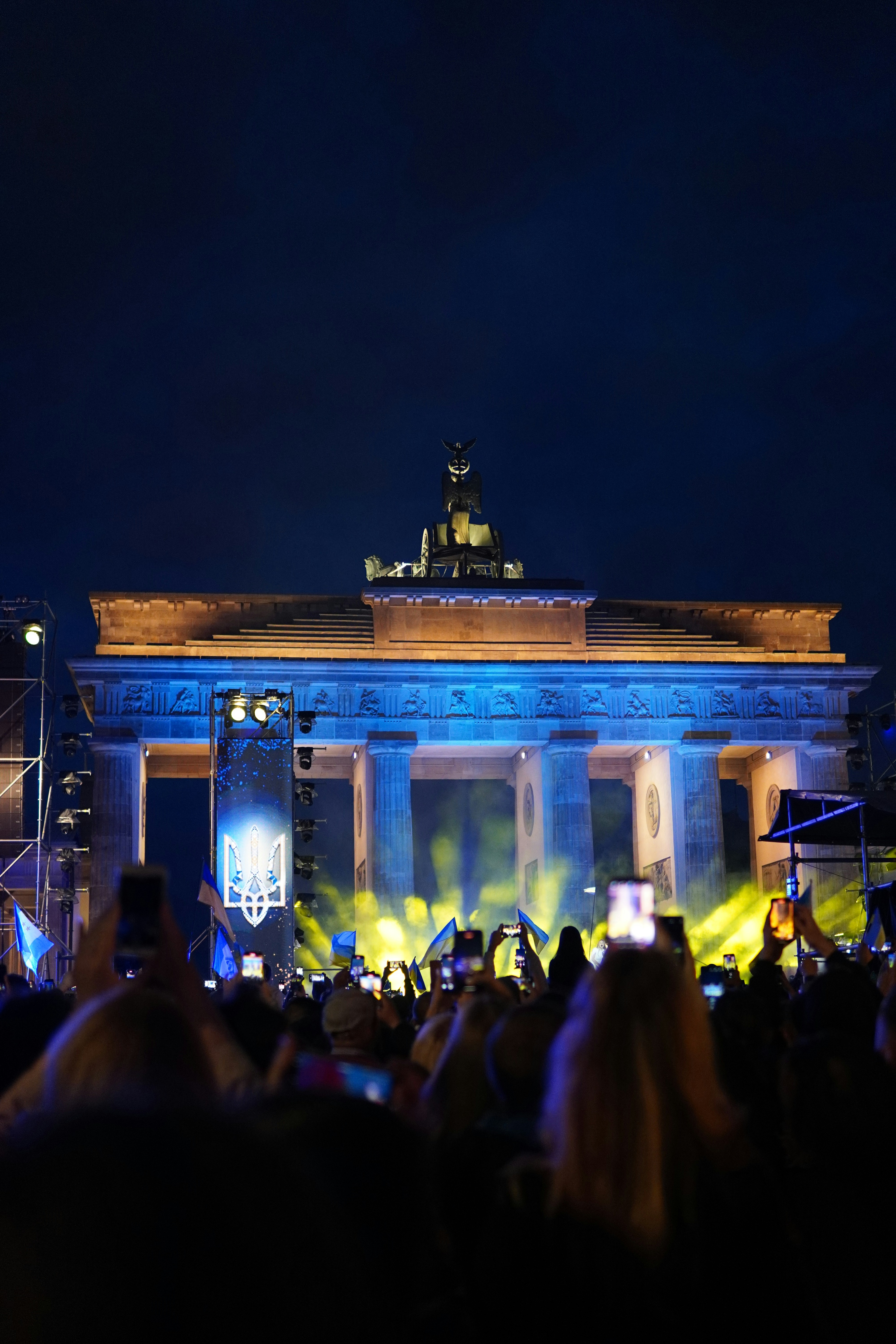 The Brandenburg Gate in Berlin